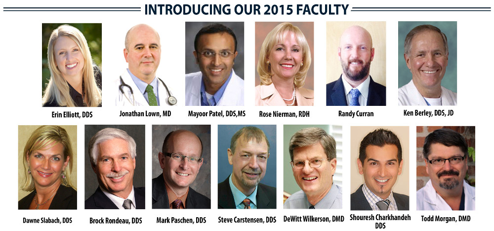 2015 Dental CE Speakers